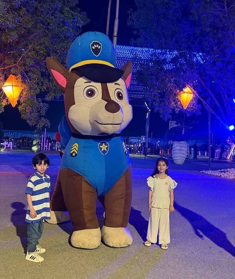 Family Interaction with Paw Patrol